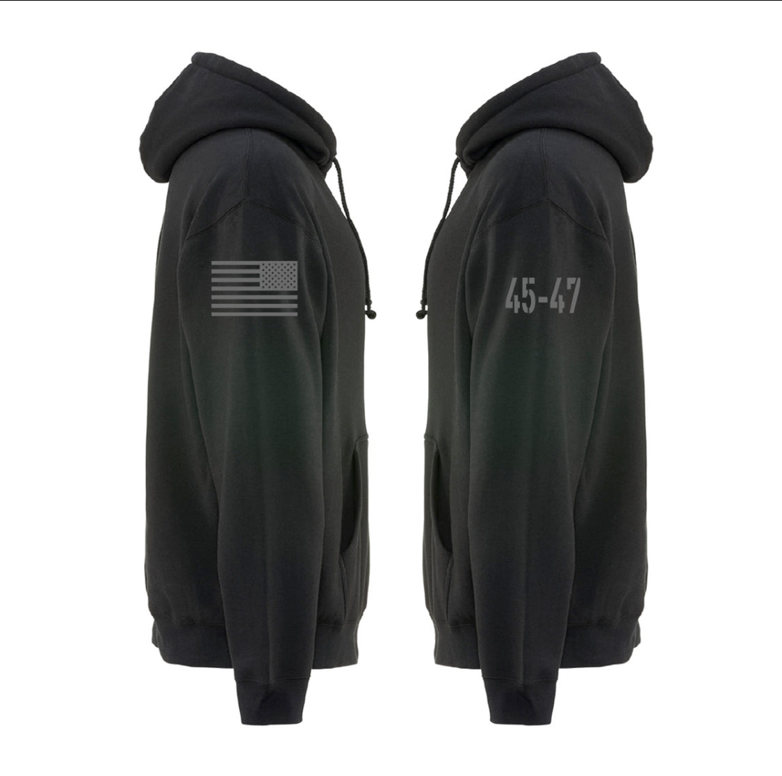 Dark MAGA Black Hoodie