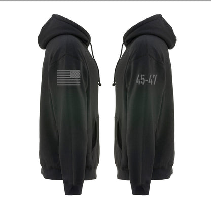 Dark MAGA Black Hoodie