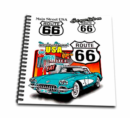 3dRose Signs - Route 66 - Drawing Books (db_1010)