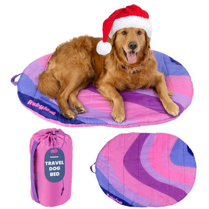 Travel Dog Bed - Foldable & Packable for Travel, Road Trip, Camping