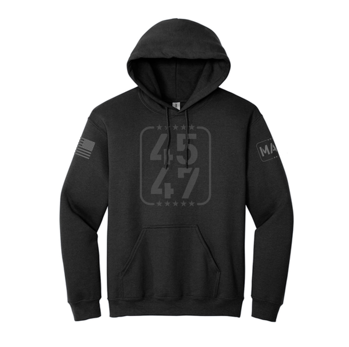 45/47 Black Hoodie