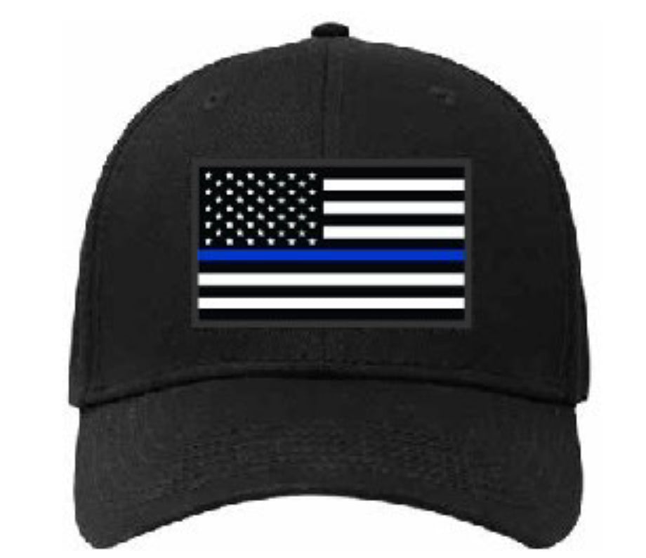 TRUCKER - AMERICAN FLAG W/ BLUE STRIPE