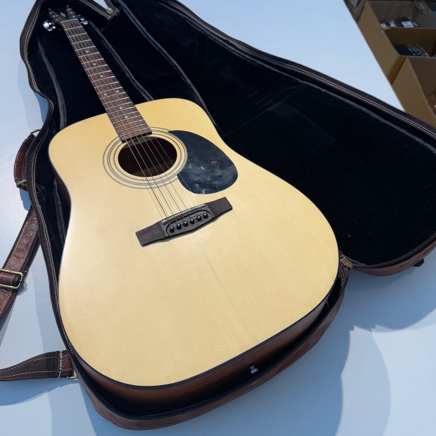 Personalized Leather Guitar Case