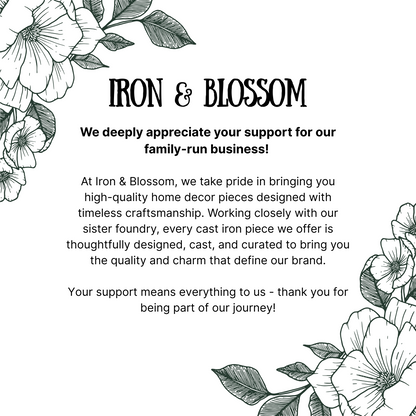 Retro Cast Iron Route 66 Plaque with Chain - Rustic Western Vintage Road Sign