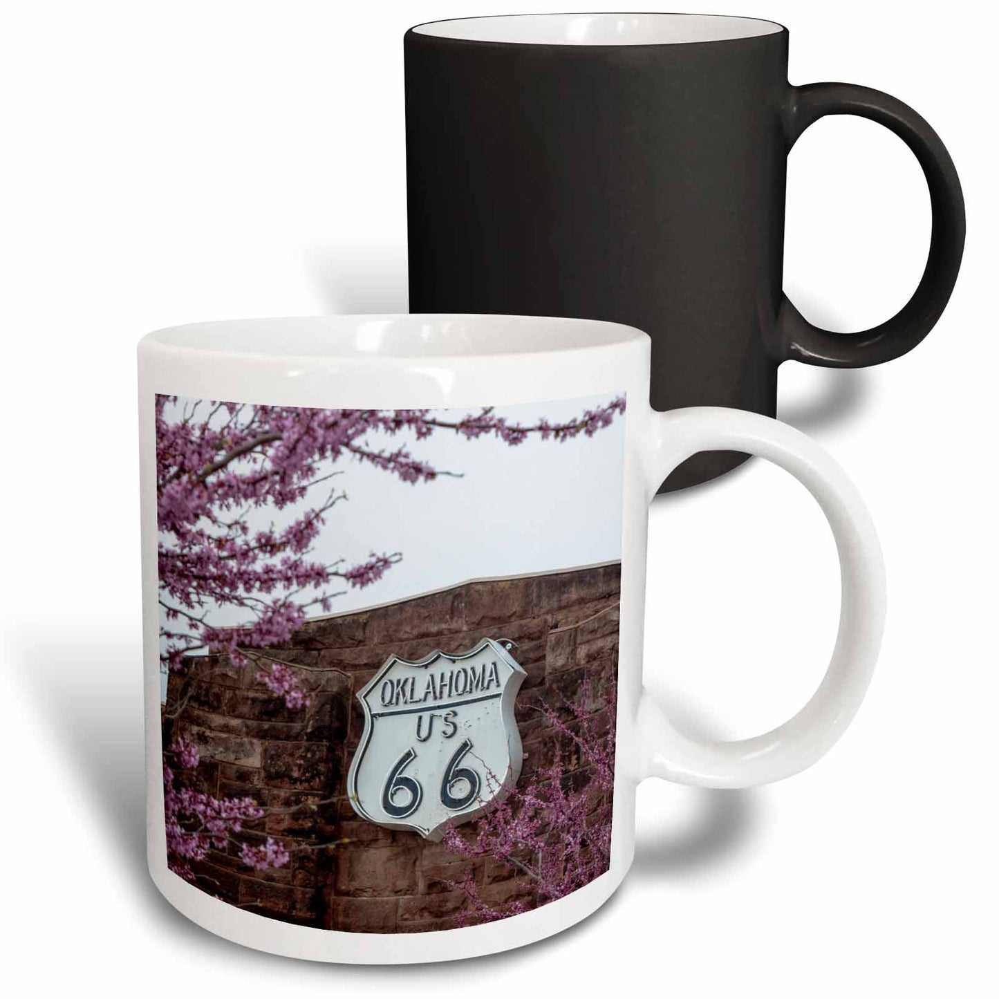 3dRose USA, Oklahoma, Chandler. Route 66 Interpretive Center. - Mugs (mug_190956)