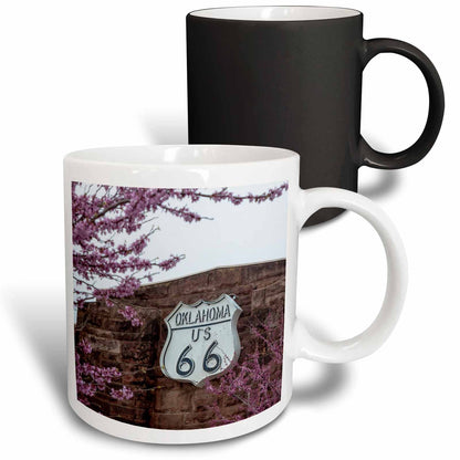 3dRose USA, Oklahoma, Chandler. Route 66 Interpretive Center. - Mugs (mug_190956)