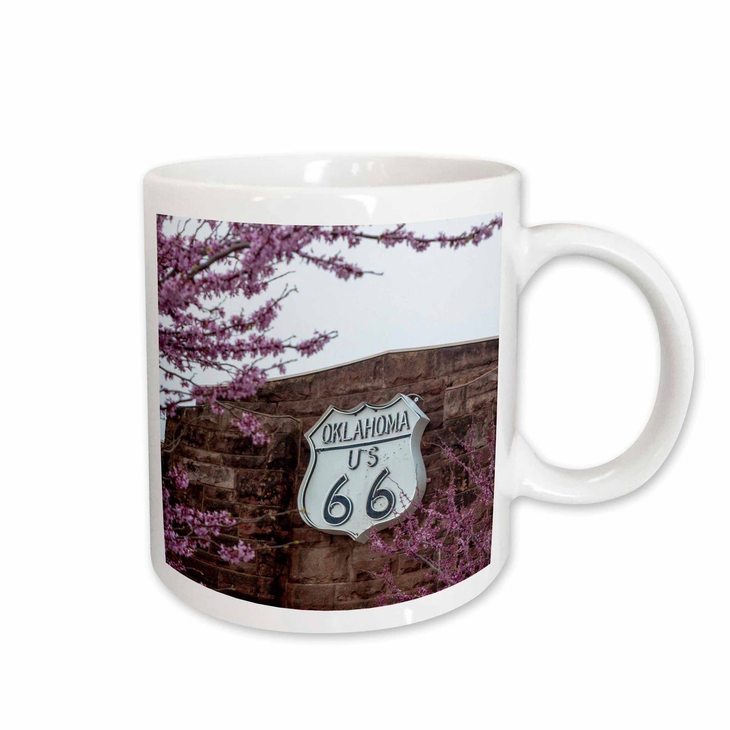 3dRose USA, Oklahoma, Chandler. Route 66 Interpretive Center. - Mugs (mug_190956)