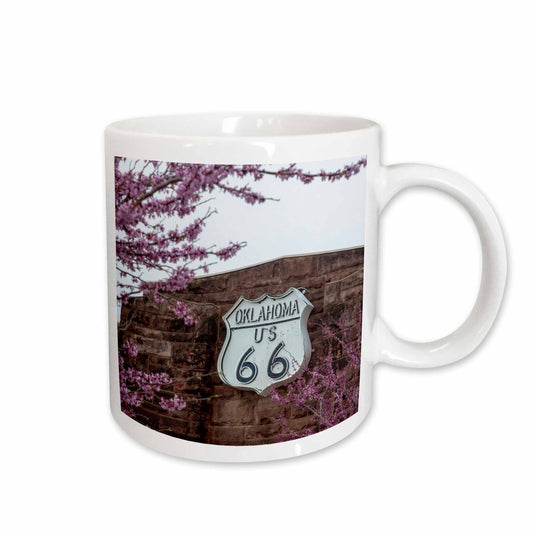 3dRose USA, Oklahoma, Chandler. Route 66 Interpretive Center. - Mugs (mug_190956)