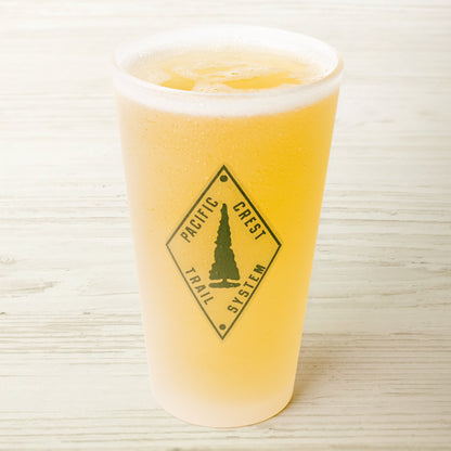 Pacific Crest Trail Classic Marker Frosted Pint Glass