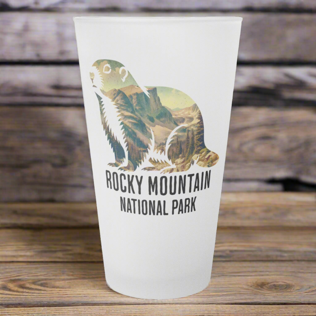 Rocky Mountain National Park Marmot Frosted Pint