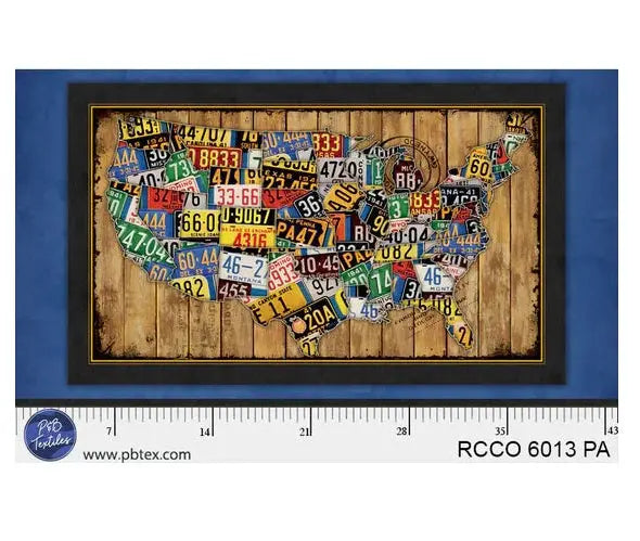 Route 66 Commemorative Collection License Plates - Panel