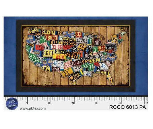 Route 66 Commemorative Collection License Plates - Panel