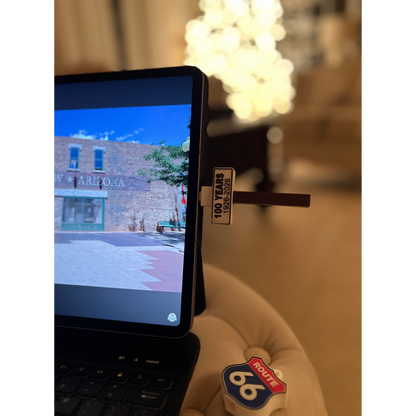 Route 66 Centennial Ornament –  Hidden USB-C Keepsake | $5 from every purchase supports Route 66 Preservation