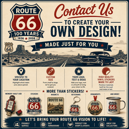 Route 66 Gas Pump USB Keepsake | Centennial Edition