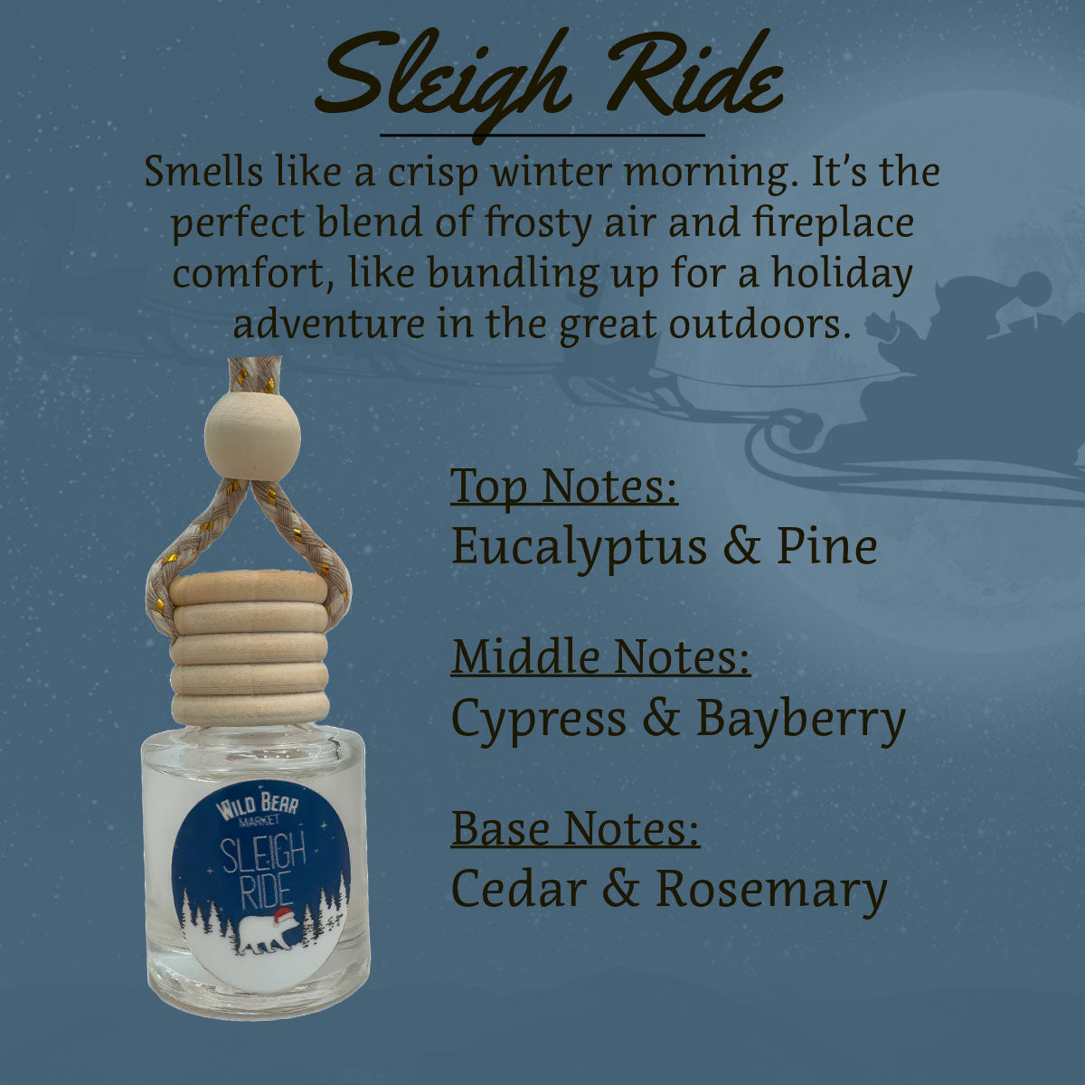 Sleigh Ride Car Freshener