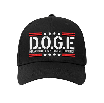 TRUCKER - D.O.GE. Black w/Red Hat