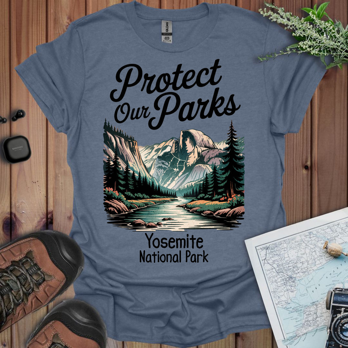 Protect Our Parks Yosemite Half Dome Unisex T-Shirt