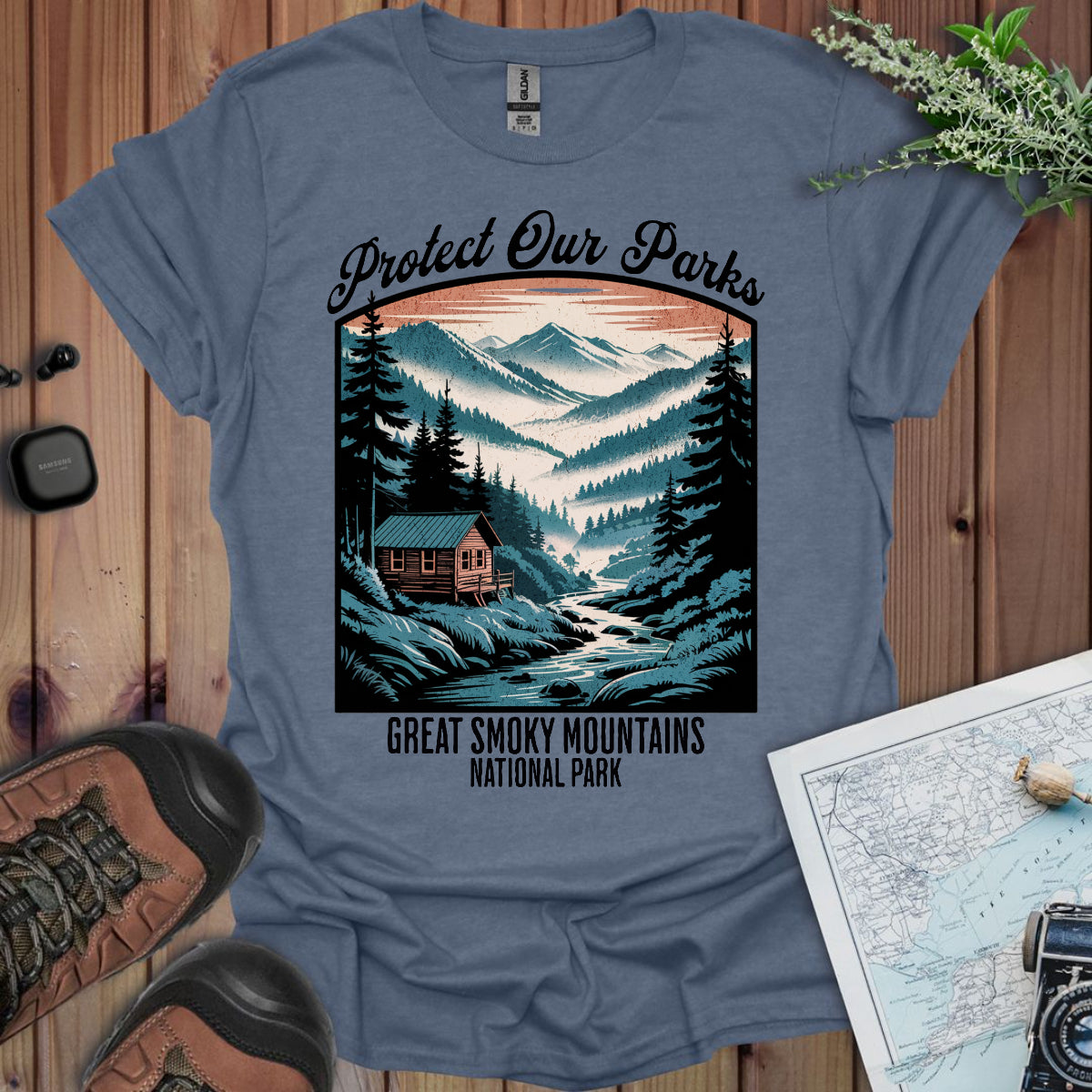 Protect Our Parks Great Smoky Mountains Unisex T-Shirt