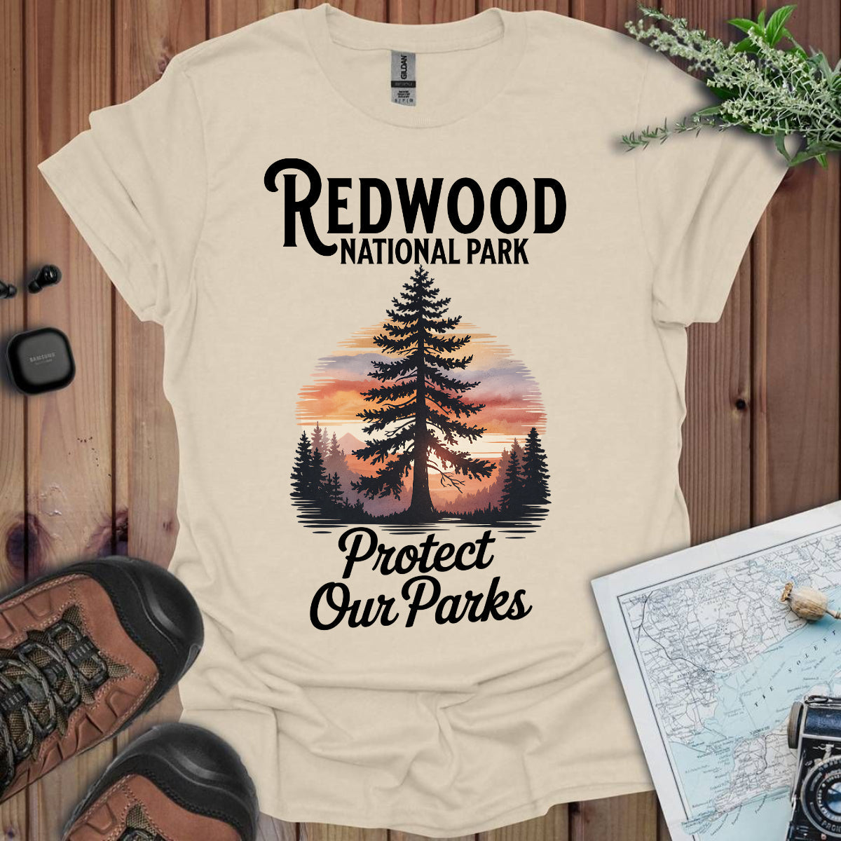 Protect Our Parks Redwood Unisex T-Shirt