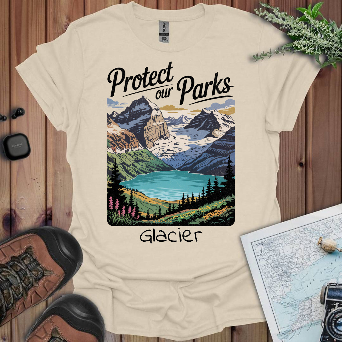 Protect Our Parks Glacier Park Unisex T-Shirt