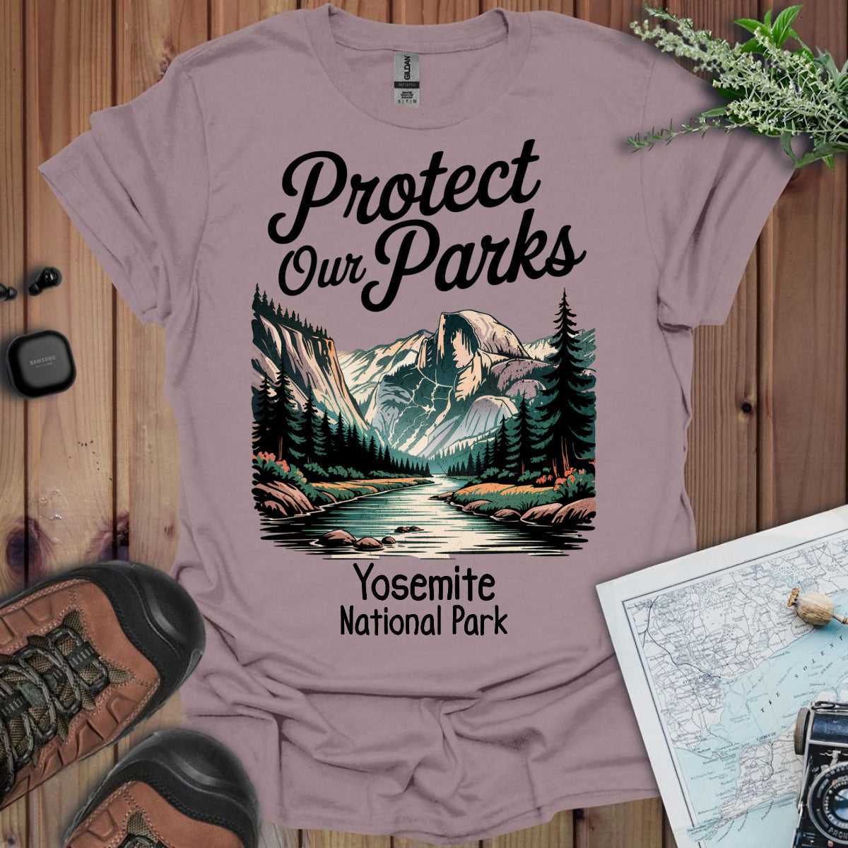Protect Our Parks Yosemite Half Dome Unisex T-Shirt