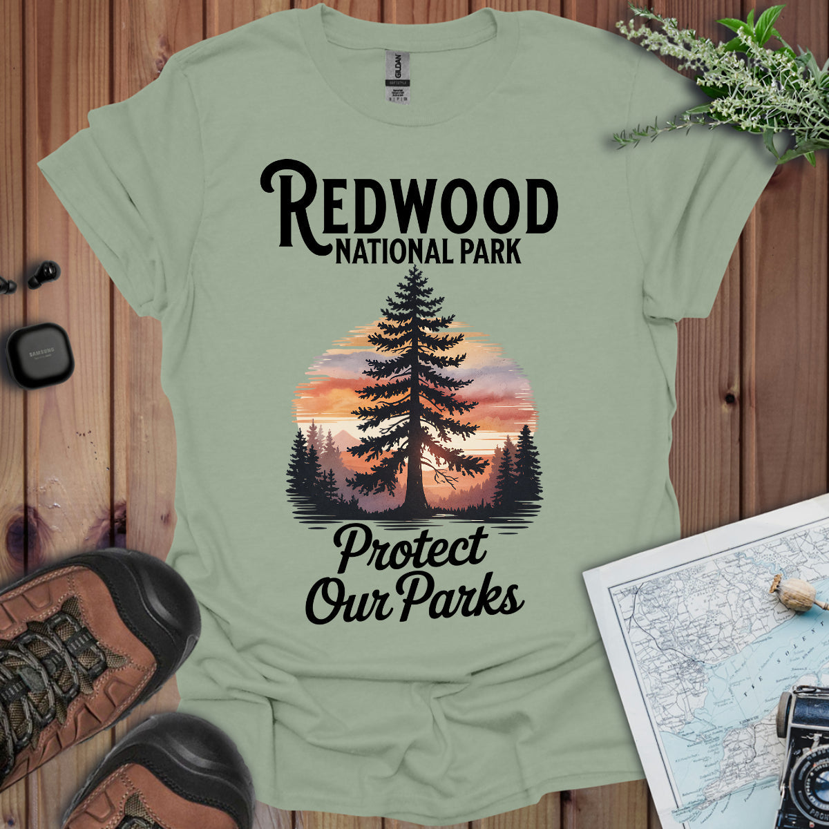Protect Our Parks Redwood Unisex T-Shirt