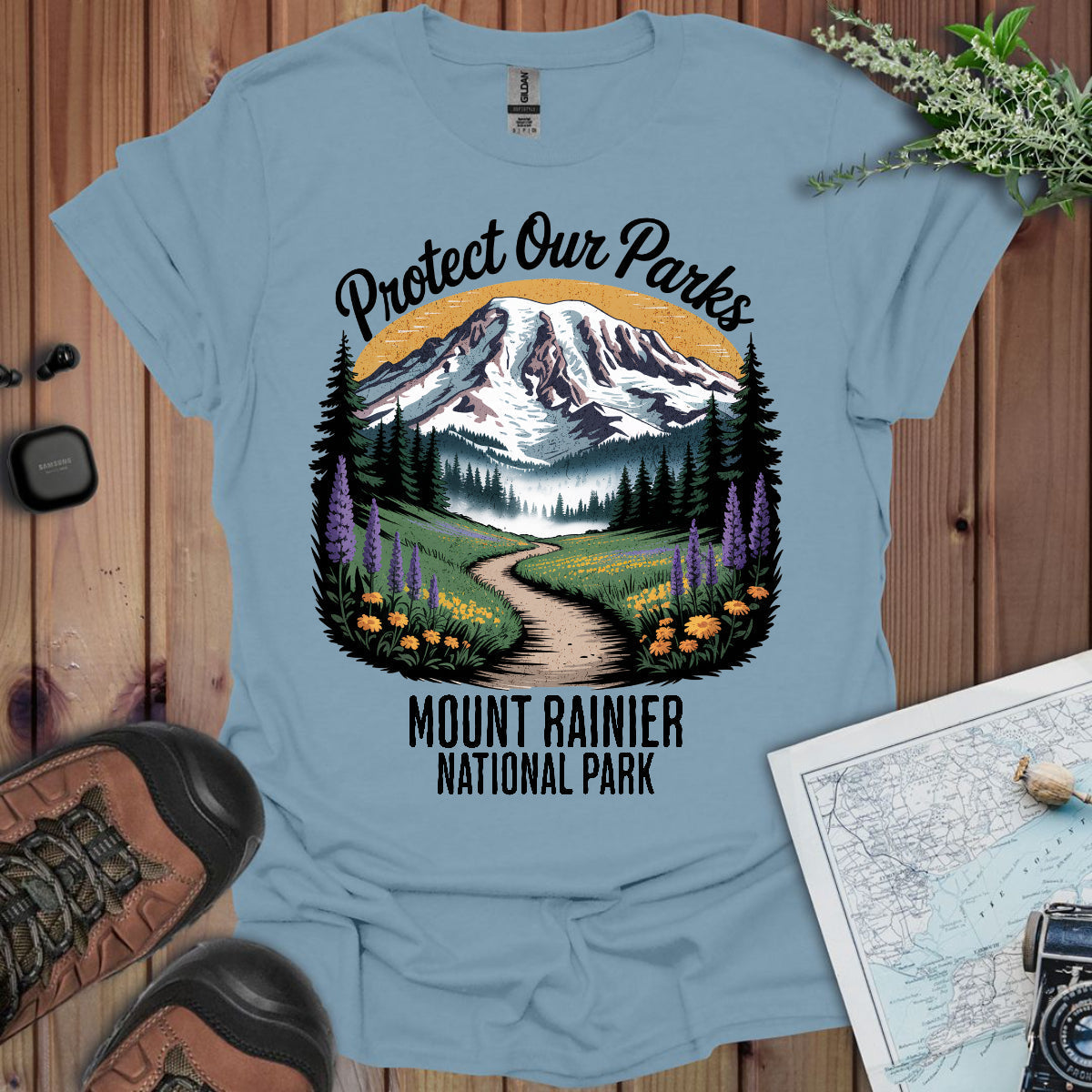 Protect Our Parks Mount Rainier Unisex T-Shirt