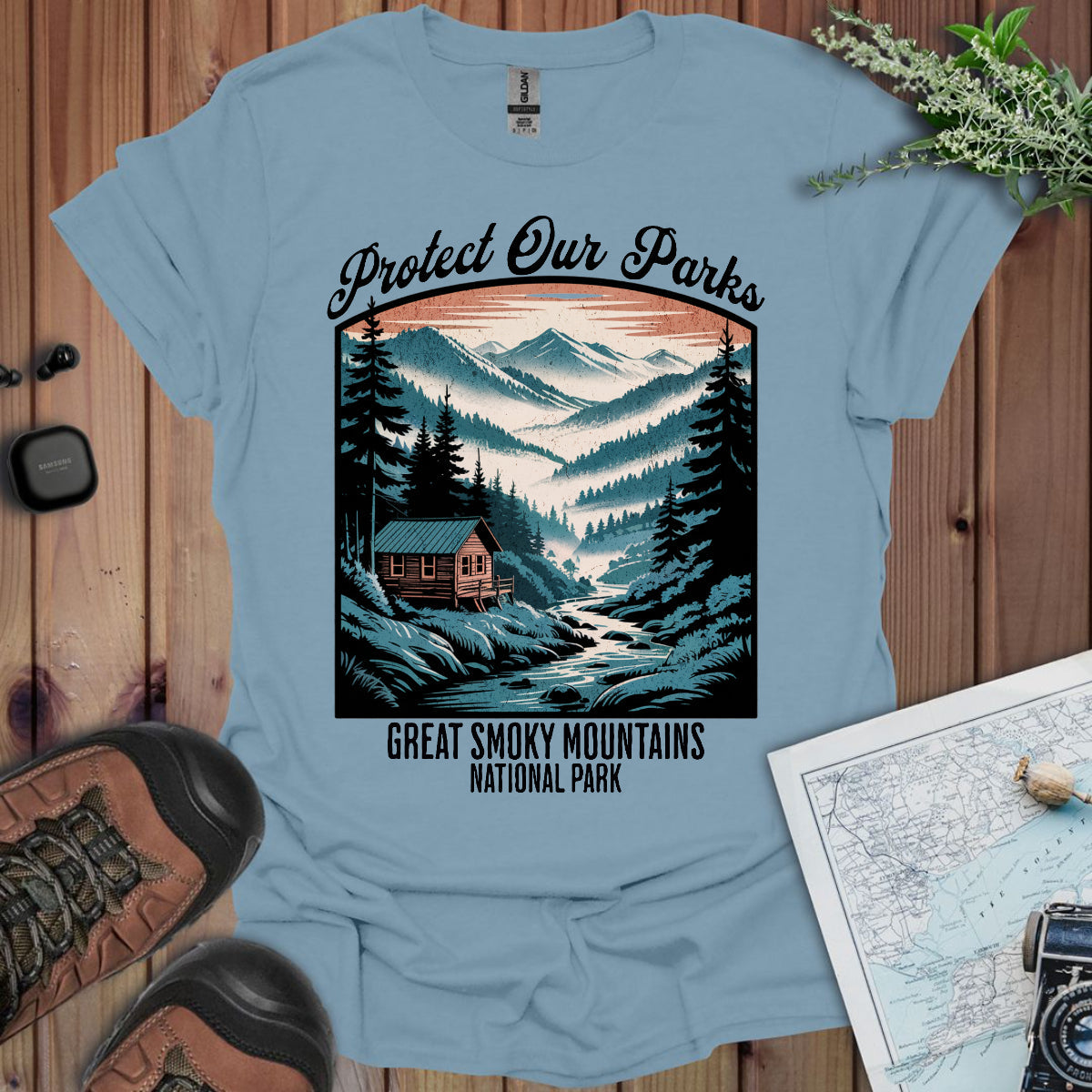 Protect Our Parks Great Smoky Mountains Unisex T-Shirt