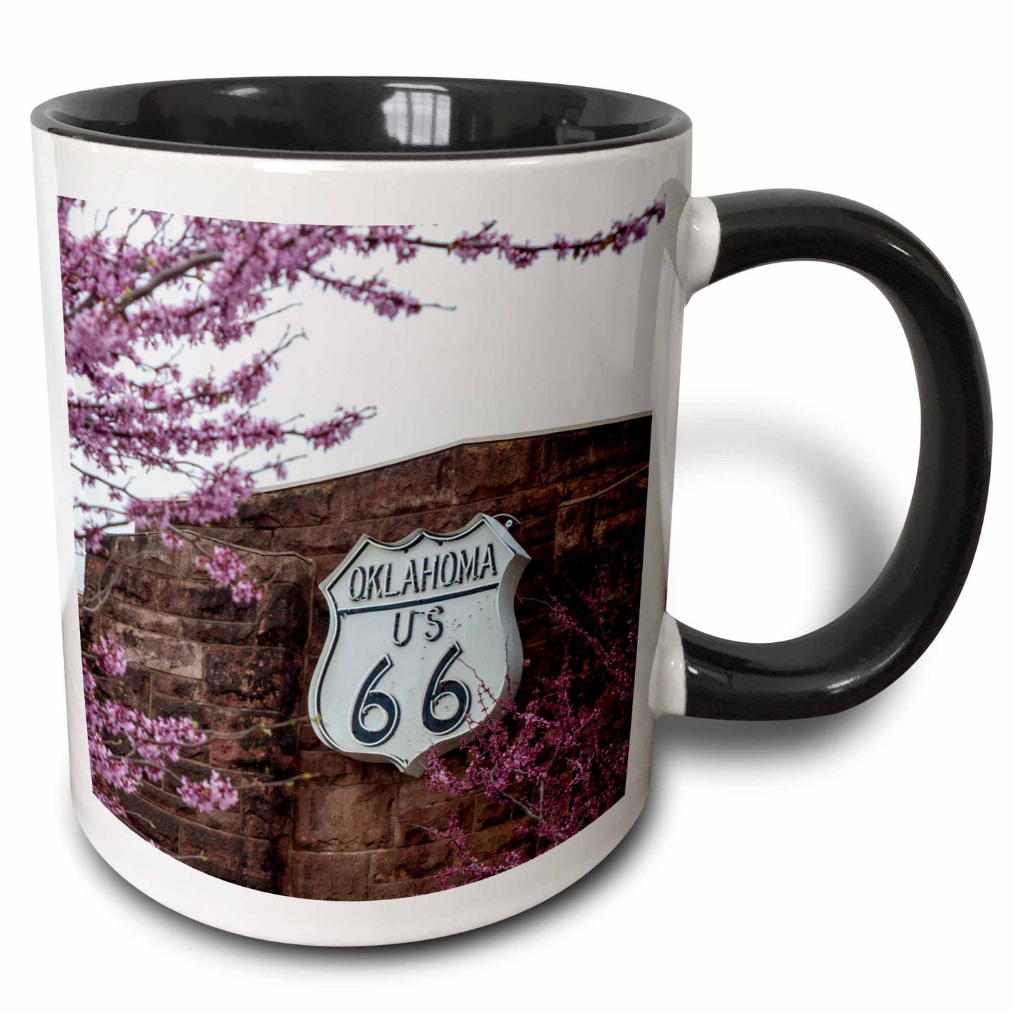 3dRose USA, Oklahoma, Chandler. Route 66 Interpretive Center. - Mugs (mug_190956)