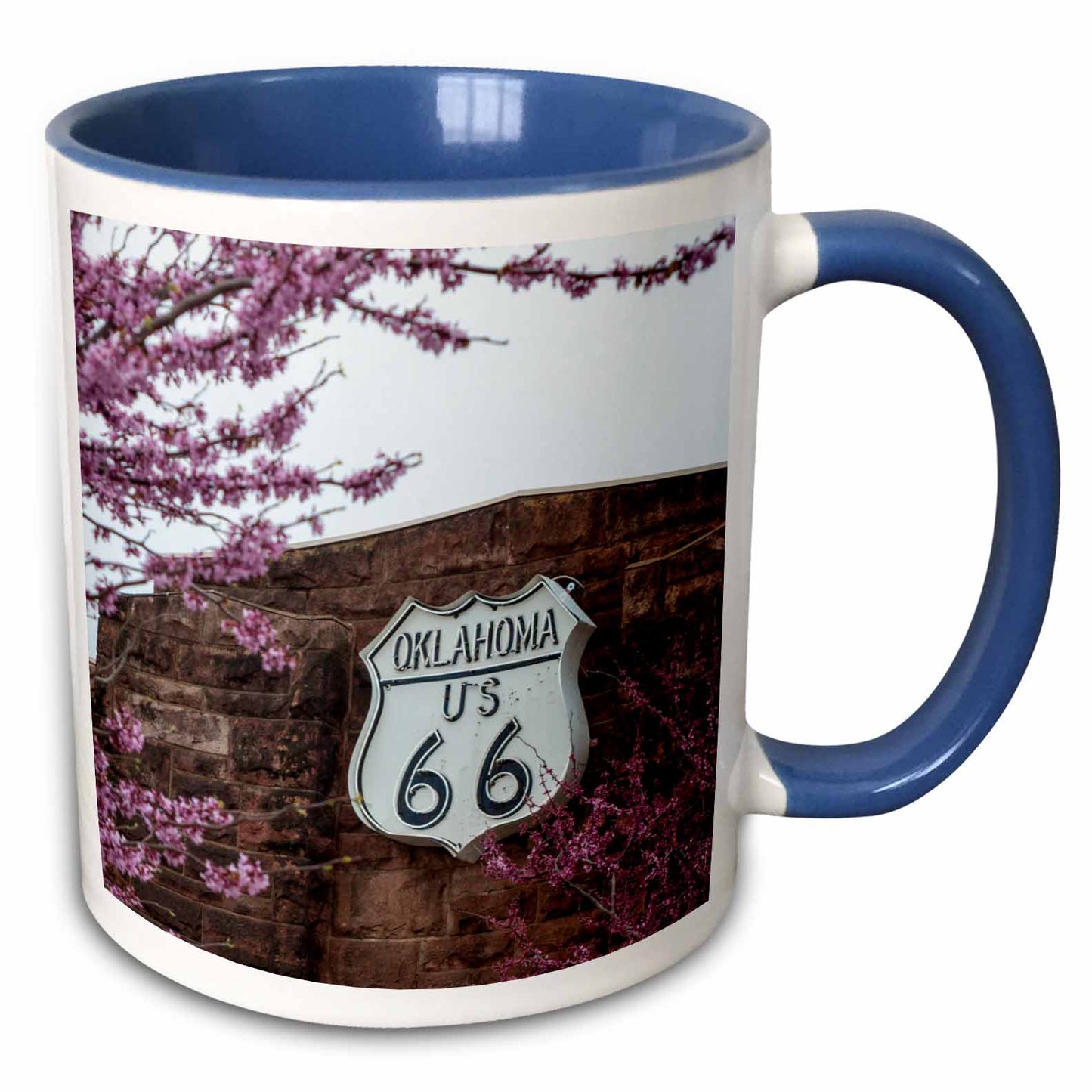 3dRose USA, Oklahoma, Chandler. Route 66 Interpretive Center. - Mugs (mug_190956)