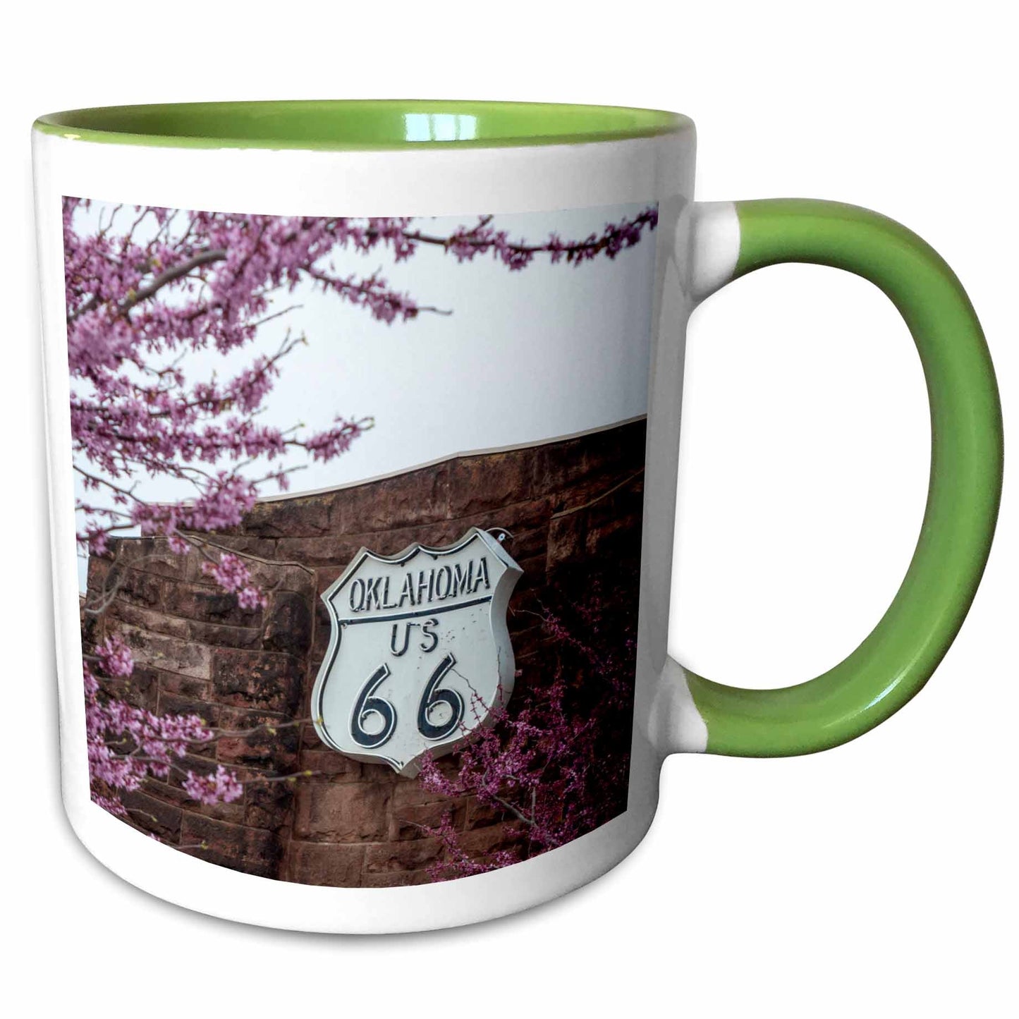 3dRose USA, Oklahoma, Chandler. Route 66 Interpretive Center. - Mugs (mug_190956)