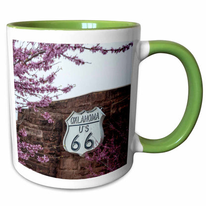 3dRose USA, Oklahoma, Chandler. Route 66 Interpretive Center. - Mugs (mug_190956)