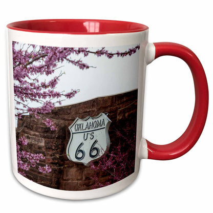 3dRose USA, Oklahoma, Chandler. Route 66 Interpretive Center. - Mugs (mug_190956)