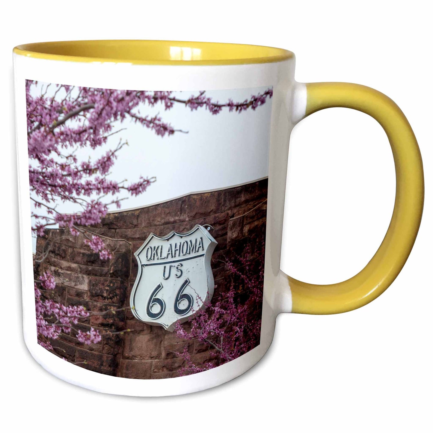 3dRose USA, Oklahoma, Chandler. Route 66 Interpretive Center. - Mugs (mug_190956)