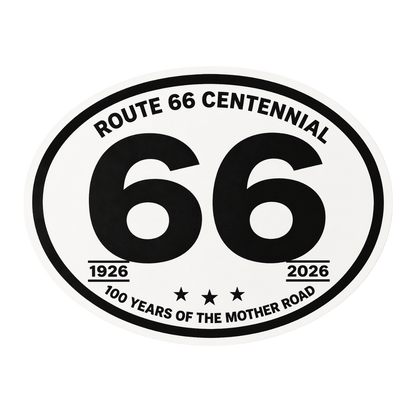 (1) Route 66 Centennial Stickers – Bulk Wholesale Orders