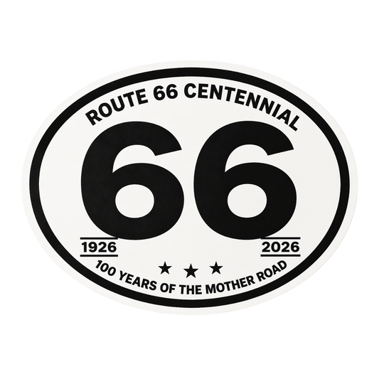 (1) Route 66 Centennial Stickers – Bulk Wholesale Orders