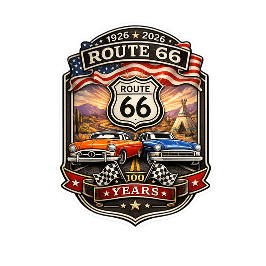 (1) Route 66 Centennial Magnets – Bulk Wholesale Orders