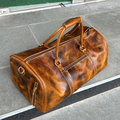 Roosevelt Full Grain Buffalo Leather Duffle