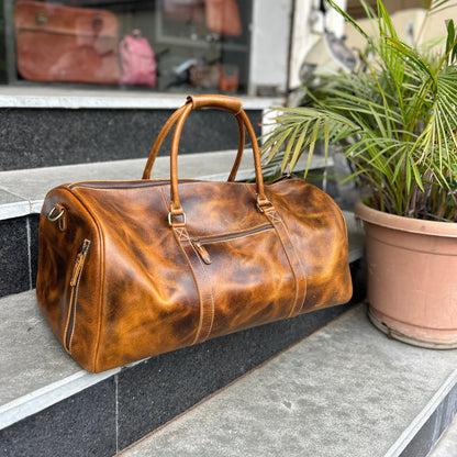 Roosevelt Full Grain Buffalo Leather Duffle