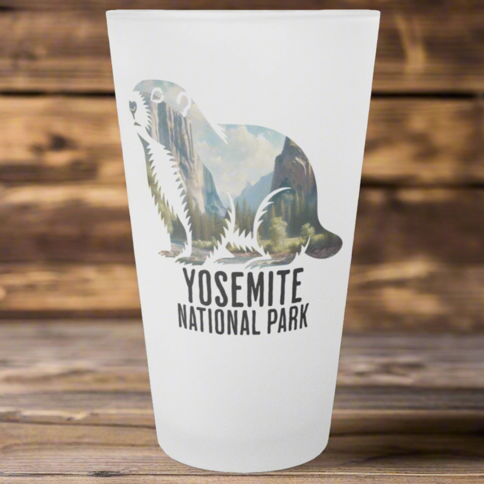 Yosemite Valley Marmot Frosted Pint
