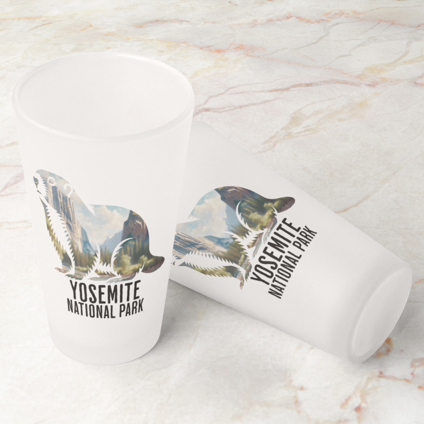 Yosemite Valley Marmot Frosted Pint