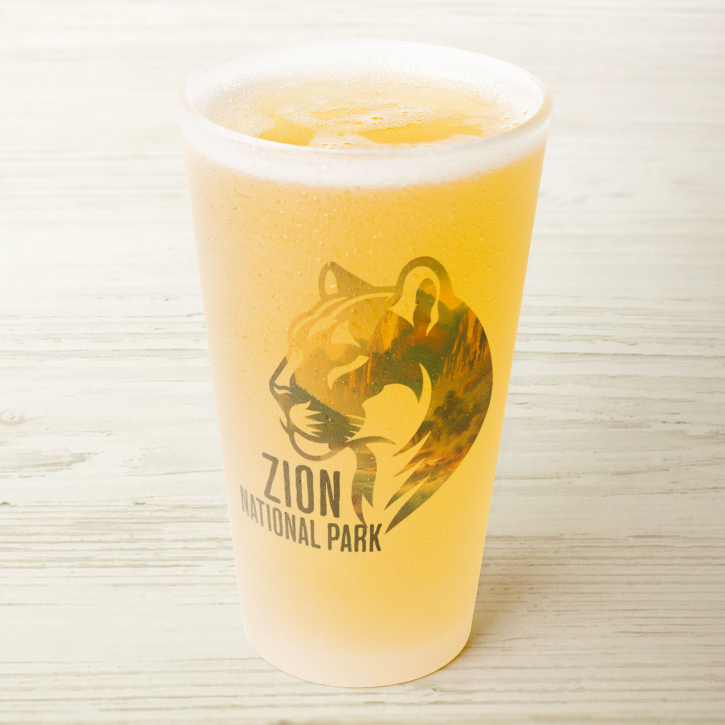 Zion National Park Mountain Lion Frosted Pint