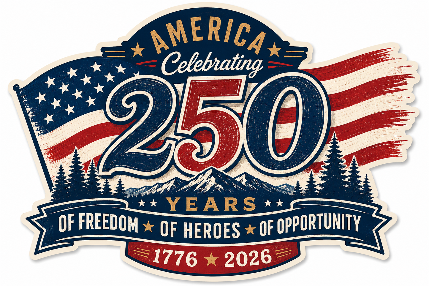 250th America Celebration Temporary Tattoos (1) – Bulk Wholesale Orders