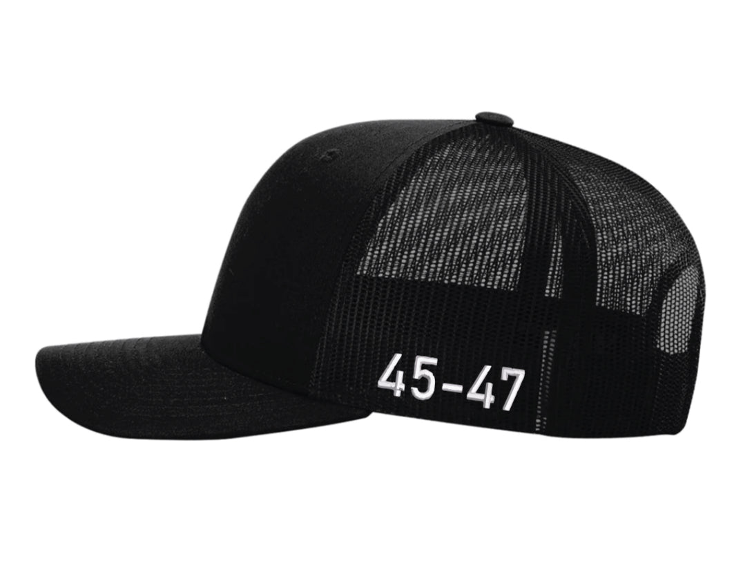 TRUCKER - D.O.GE. Black w/Red Hat