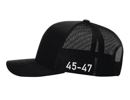 TRUCKER - D.O.GE. Black w/Red Hat