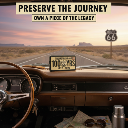 Route 66 Centennial Power Bank | 3D Raised Design Supporting Route 66 Preservation