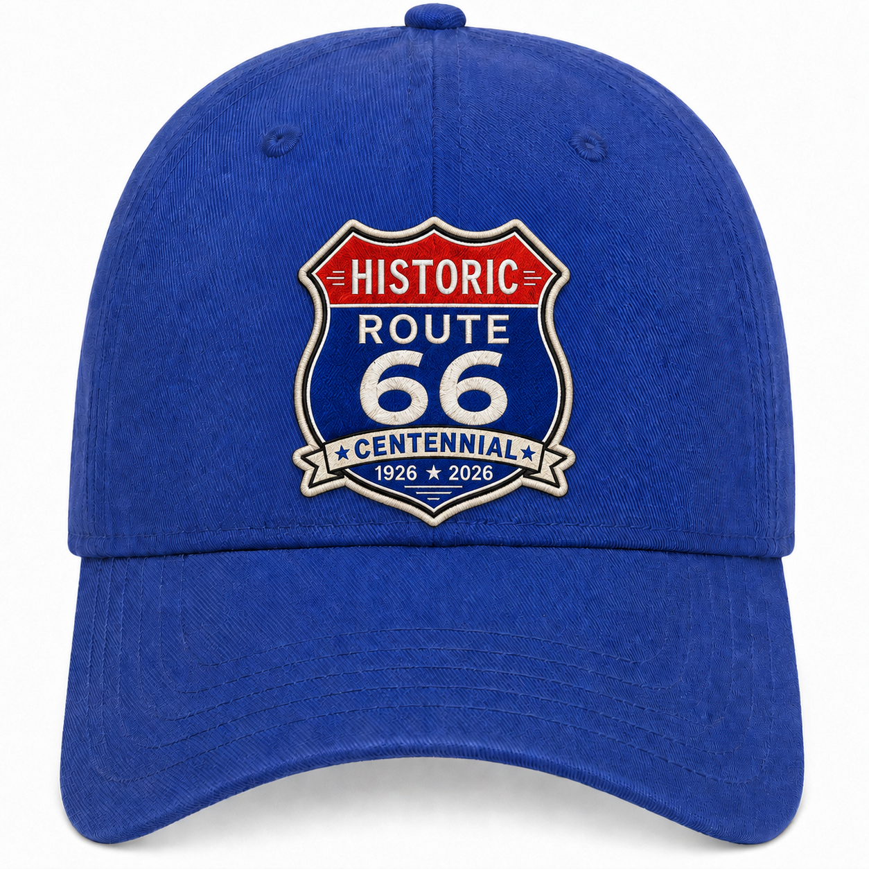 Route 66 Centennial Shield Hat - Multiple Colors and State Versions Available