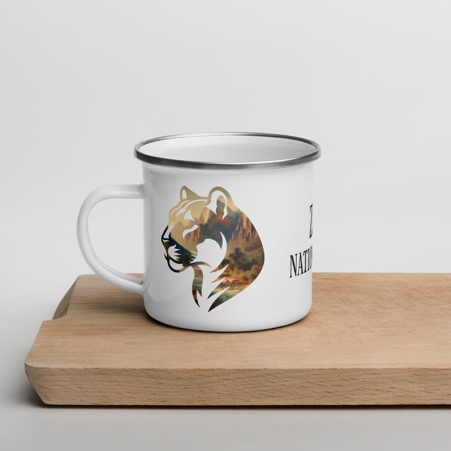 Zion Park Mountain Lion Camp Mug