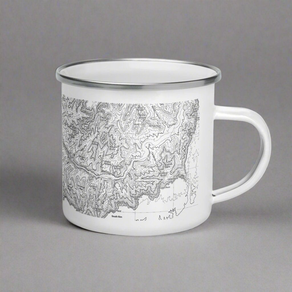 Grand Canyon National Park Topographic Camp Mug