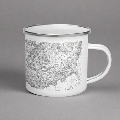 Grand Canyon National Park Topographic Camp Mug